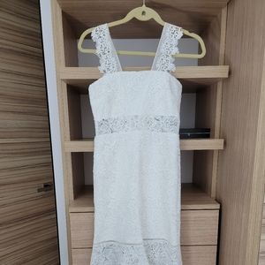 Lace dress, midi